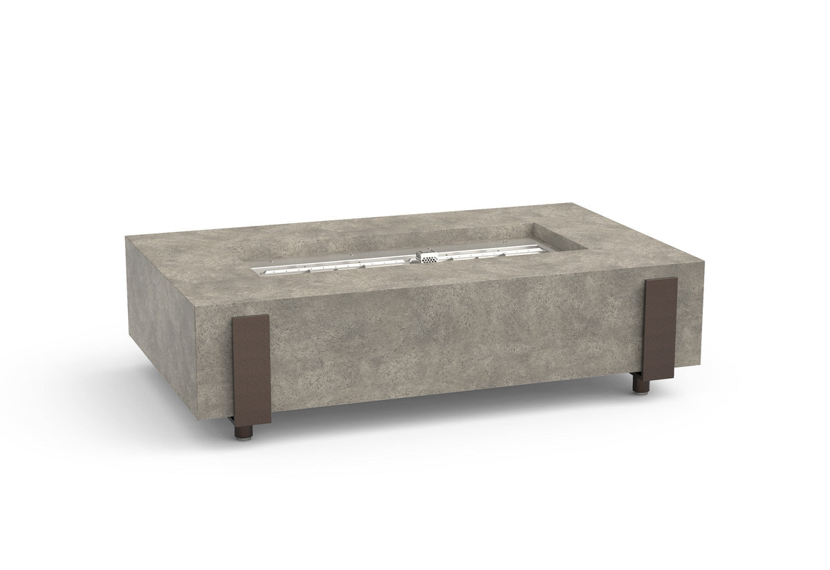 American Fyre Designs Iron Saddle Fire Table | GFRC
