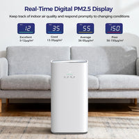 Air Purifier for Home Large Room & Pets, Covers up to 1800 Ft² with CADR 242 CFM, H13 HEPA Filter, Air Quality Display, Smart App Control, Quiet Sleep Mode, Remove Dust, Smoke & Odor