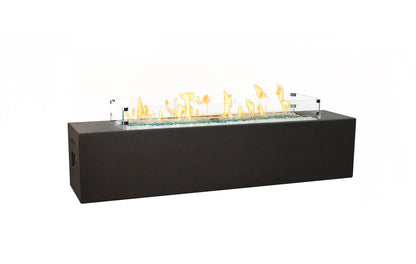 American Fyre Designs Milan Low Linear Fire Table | 72" GFRC