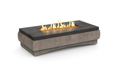 American Fyre Designs River 70" Rectangle GFRC Fire Table