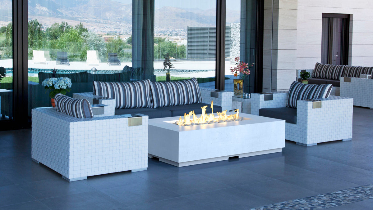 American Fyre Designs Legend 60" Rectangle GFRC Fire Table