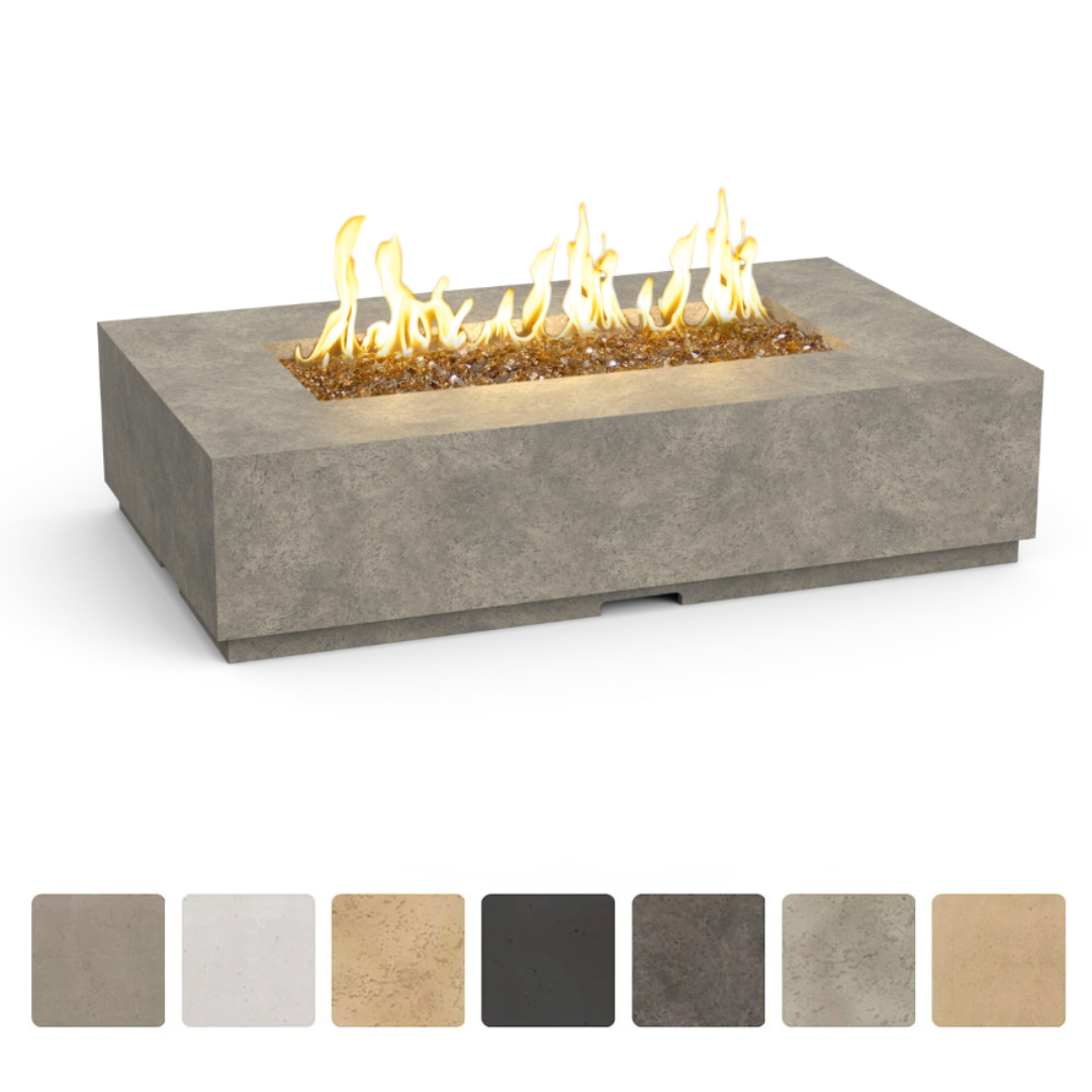American Fyre Designs Legend 60" Rectangle GFRC Fire Table