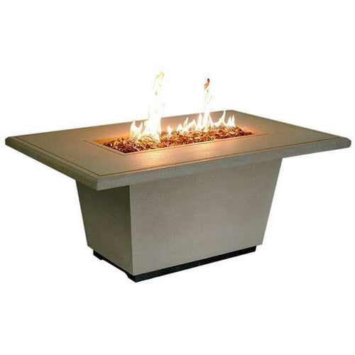 American Fyre Designs Cosmo Rectangle Fire Table | 54" GFRC