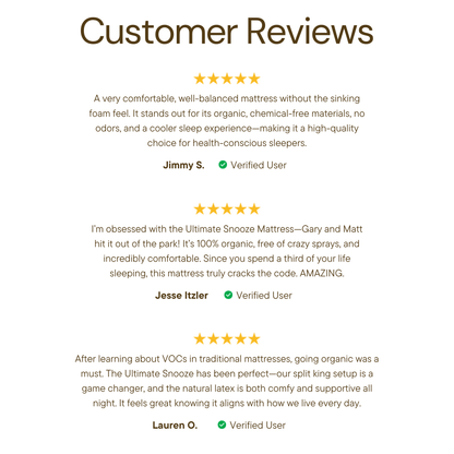 The Ultimate Recovery Mattress by Gary Brecka | Cushion-firm Feel