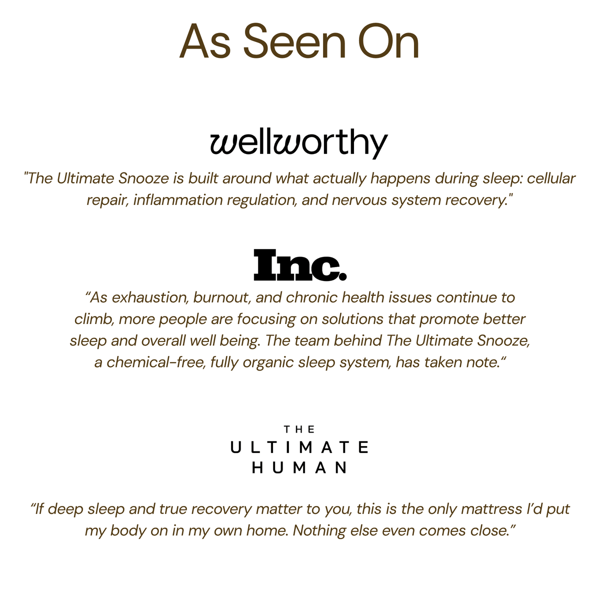 The Ultimate Recovery Mattress by Gary Brecka | Cushion-firm Feel