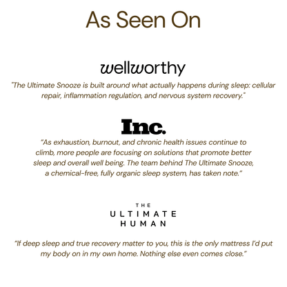 The Ultimate Recovery Mattress by Gary Brecka | Cushion-firm Feel