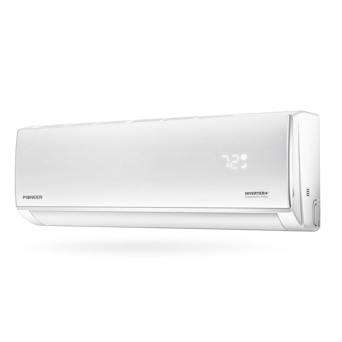 Pioneer® Diamante Pro™ 24,000 BTU 21 SEER2 230V High-Wall Ductless Mini-Split Air Conditioner Inverter Heat Pump with 16 Ft. Kit