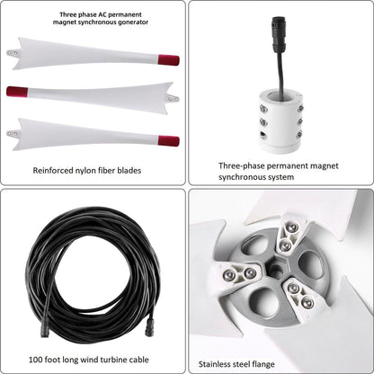 Nature's Generator 350W Wind Turbine