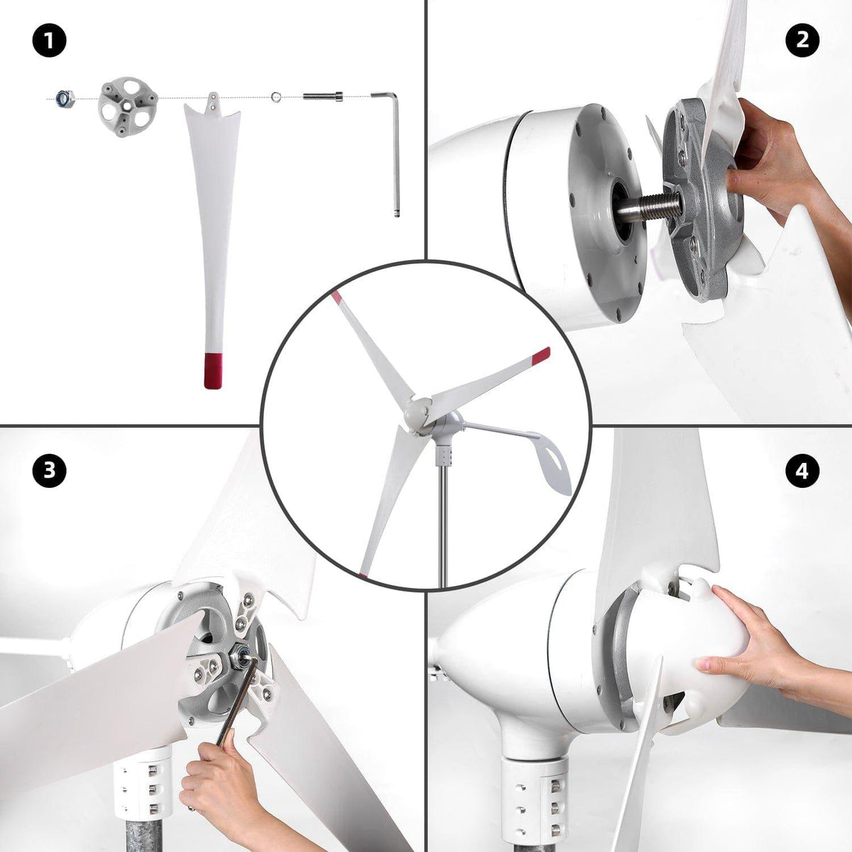 Nature's Generator 350W Wind Turbine