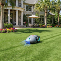 Robot Lawn Mower Built for Smart Navigation, Visual Recognition System, 1600 Sq Ft Coverage, Adjustable Height